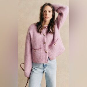Sezane Teo Jacket Lilac Orchid, Small